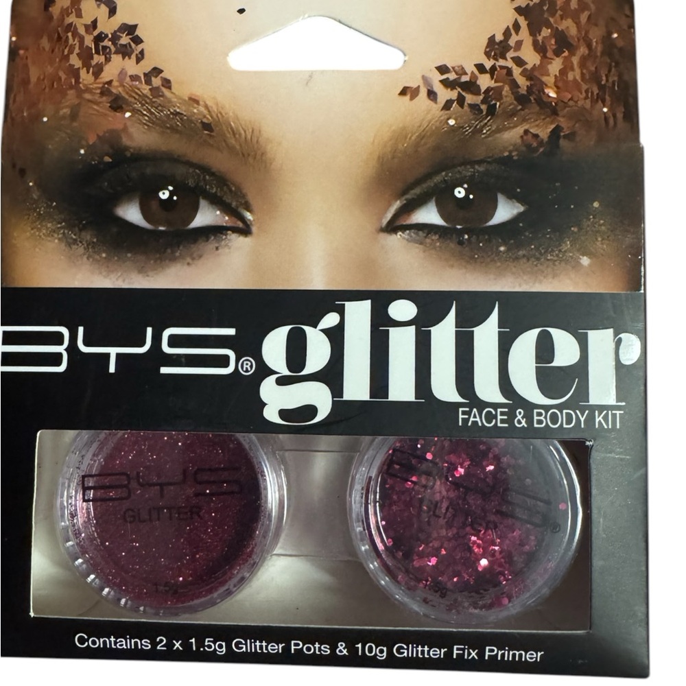 BYS Glitter Face & Body Kit - Fuchsia